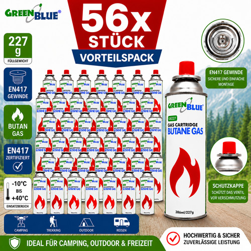 Gaskartusche 227g x56 - , en417